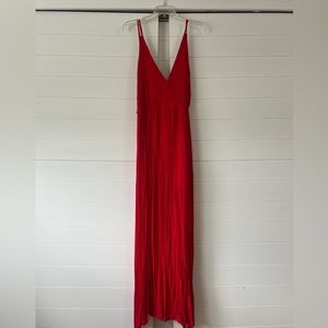 Red Lulus maxi dress